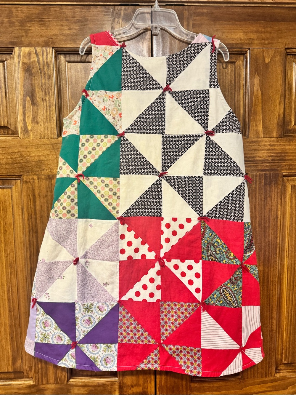 Handmade Patchwork quilt dress -size S